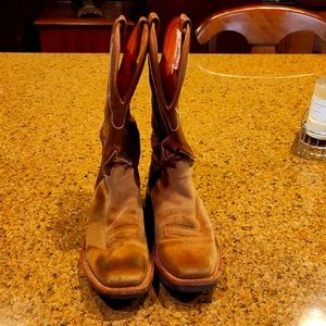 Tony Lama Suede work Boots 8d.